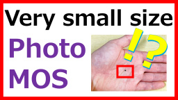 It's so small, but PhotoMOS®. Introducing PhotoMOS® CC type