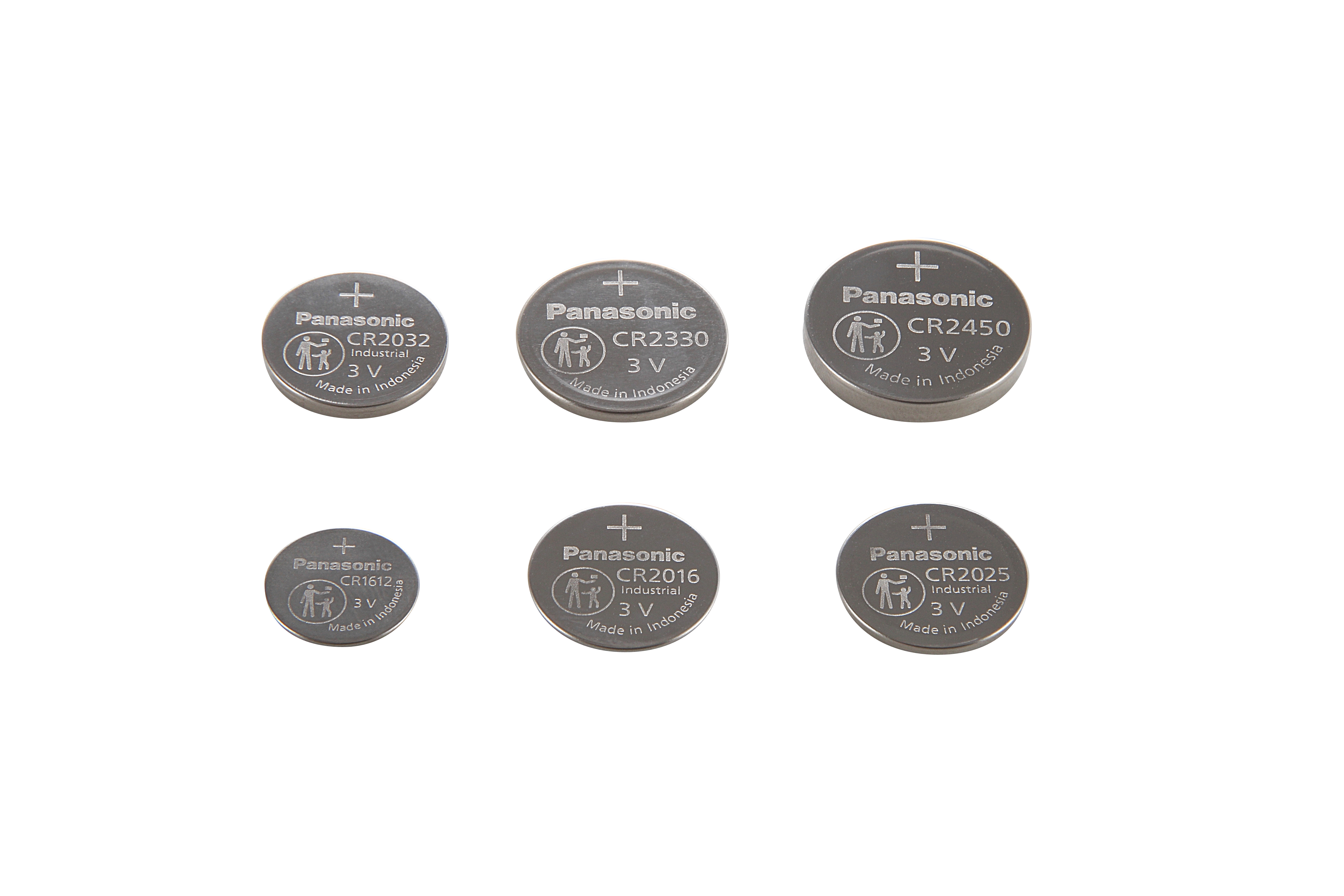 Pack of 10 Panasonic CR2025-10 CR2025 3V Lithium Coin Battery