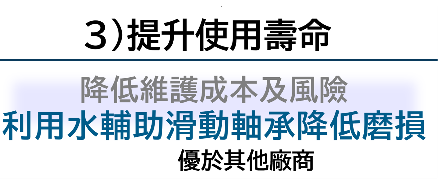 寿命向上・摩耗低減