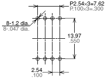 Recommended PC board pattern