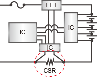 Battery level detection circuit image