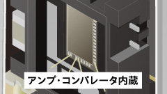 アンプ・コンパレータ内蔵のイラスト