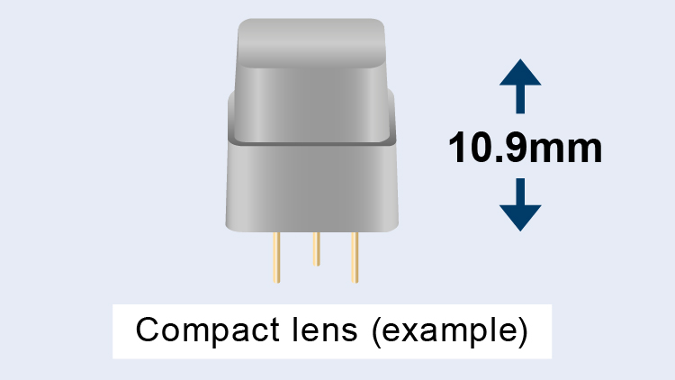 Small lens example image