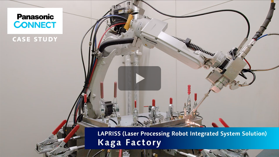 Panasonic Kaga factory - Laser Processing Robot LAPRISS