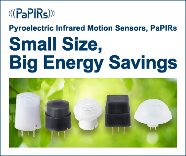 Energy Saving for Devices and Equipment Is Easy with Pyroelectric Infrared Motion Sensors.Click here more details.