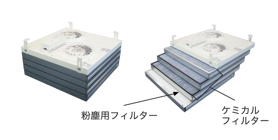 特注仕様機種 フィルター