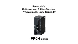 Intoroducing Ultra-compact Programmable Controller FP0H - Panasonic