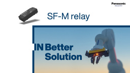 Compact and Thin Safety Relay:SF-M relay - Panasonic