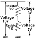 Voltage dividing image